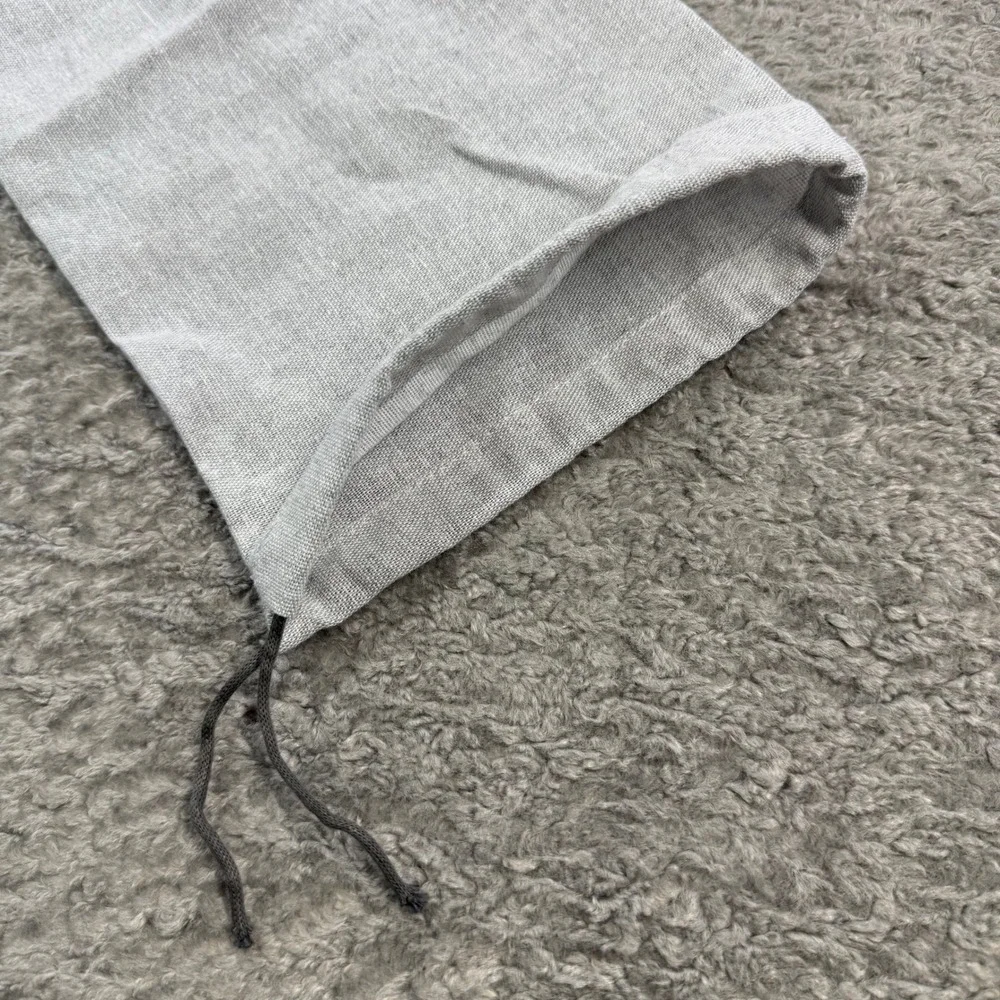Brunello Cucinelli‎ Grey Linen Drawstring Dust Bag Logo Storage Pouch 8x15